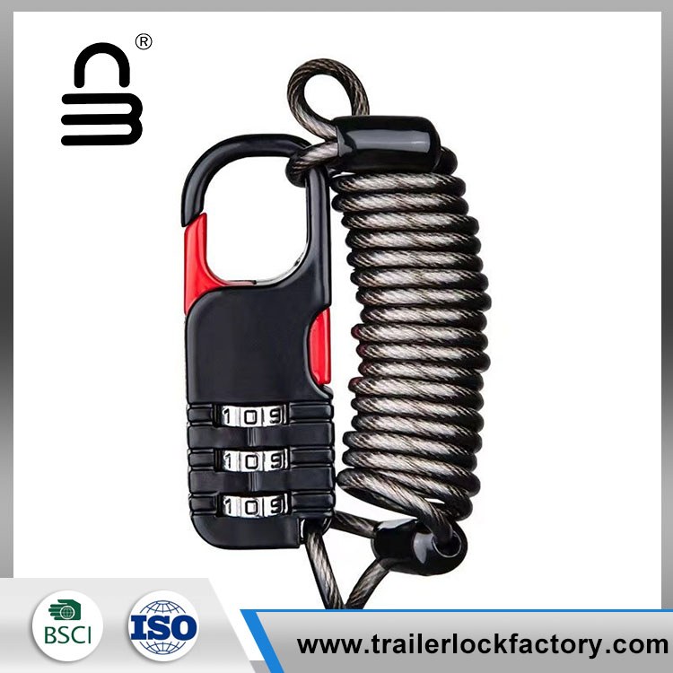 Stållina hjälmlås